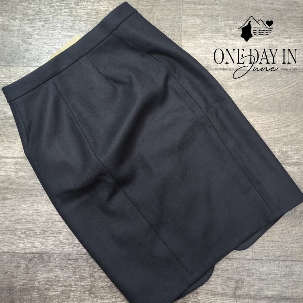 J.Crew Petite Wool Pencil Skirt Size 2P - Picture 5 of 5